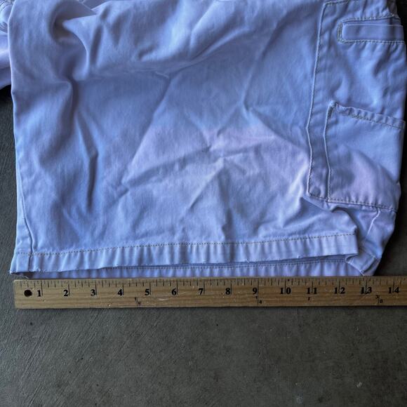 VINTAGE RESULT SHORTS Y2K CARGO WHITE BAGGY SUMMER FITS 37 - Picture 6 of 6